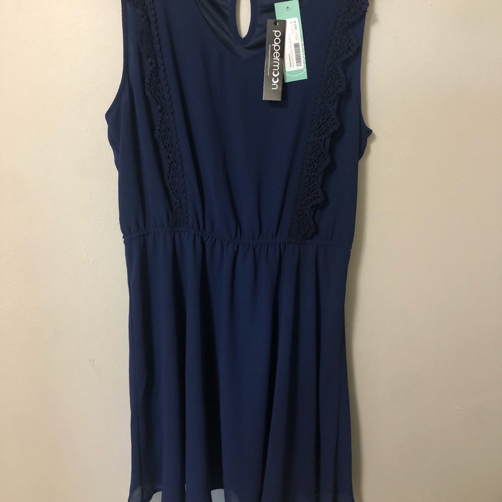 Navy Blue Papermoon Dress